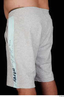 Louis dressed grey shorts sports thigh 0004.jpg